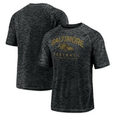 Baltimore Ravens Shade Battle Ready Raglan Space-Dye T-Shirt Black | Fanatics