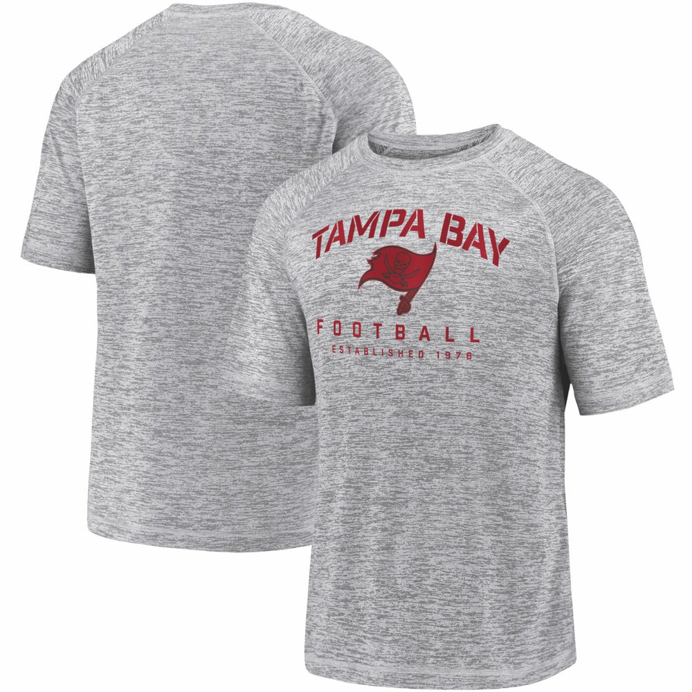 Tampa Bay Buccaneers Shade Battle Ready Raglan Space-Dye T-Shirt Gray | Fanatics