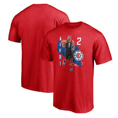 Kawhi Leonard LA Clippers Pick & Roll T-Shirt Red - NBA