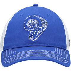 Los Angeles Rams Fundamental Vintage Trucker Unstructured Adjustable Hat Royal/White | Fanatics