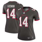 Chris Godwin Tampa Bay Buccaneers Women's Alternate Legend Player Performance Top Pewter | Nike for Sale