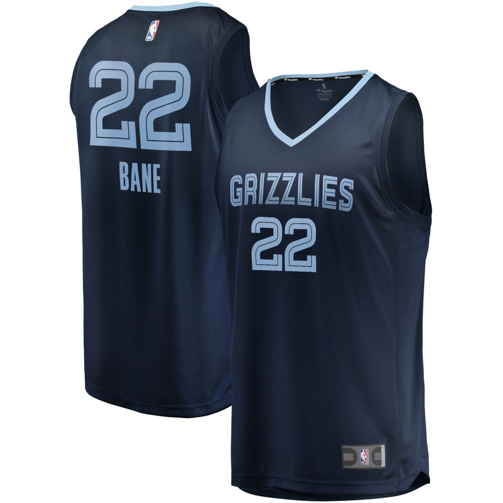 Desmond Bane Memphis Grizzlies 2020 NBA Draft First Round Pick Fast Break Replica Jersey Navy Icon Edition - NBA