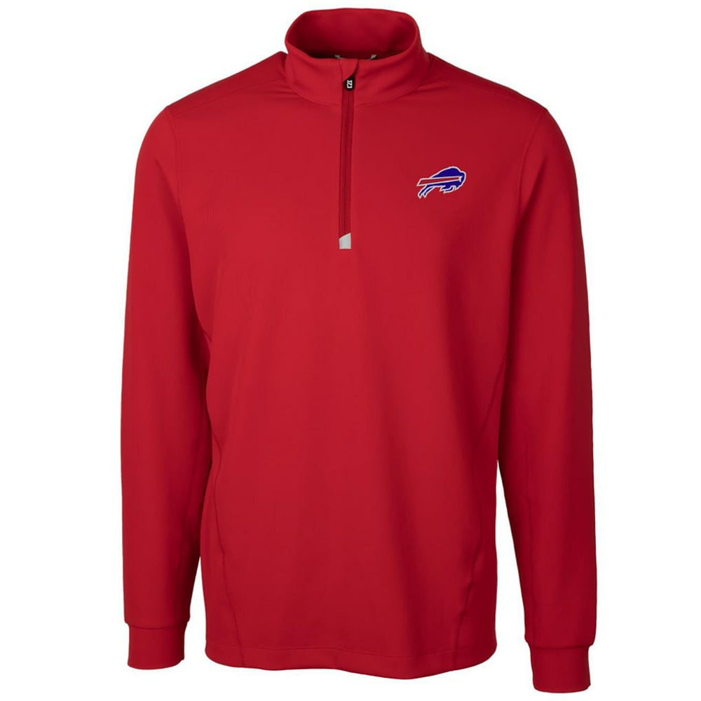 Buffalo Bills Cutter & Buck Traverse Quarter-Zip Pullover Jacket Red | NFL