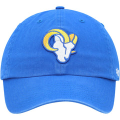 Los Angeles Rams '47 Clean Up Primary Logo Adjustable Hat Royal | 47 brand
