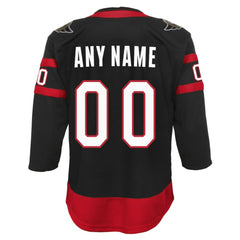 Ottawa Senators Youth Home Custom Premier Jersey - Black - NHL