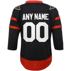 Ottawa Senators Youth Home Replica Custom Jersey - Black - NHL
