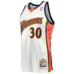 Stephen Curry Golden State Warriors 2009/10 Hardwood Classics Authentic Jersey White - NBA