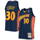 Stephen Curry Golden State Warriors Hardwood Classics Swingman Jersey Navy - NBA