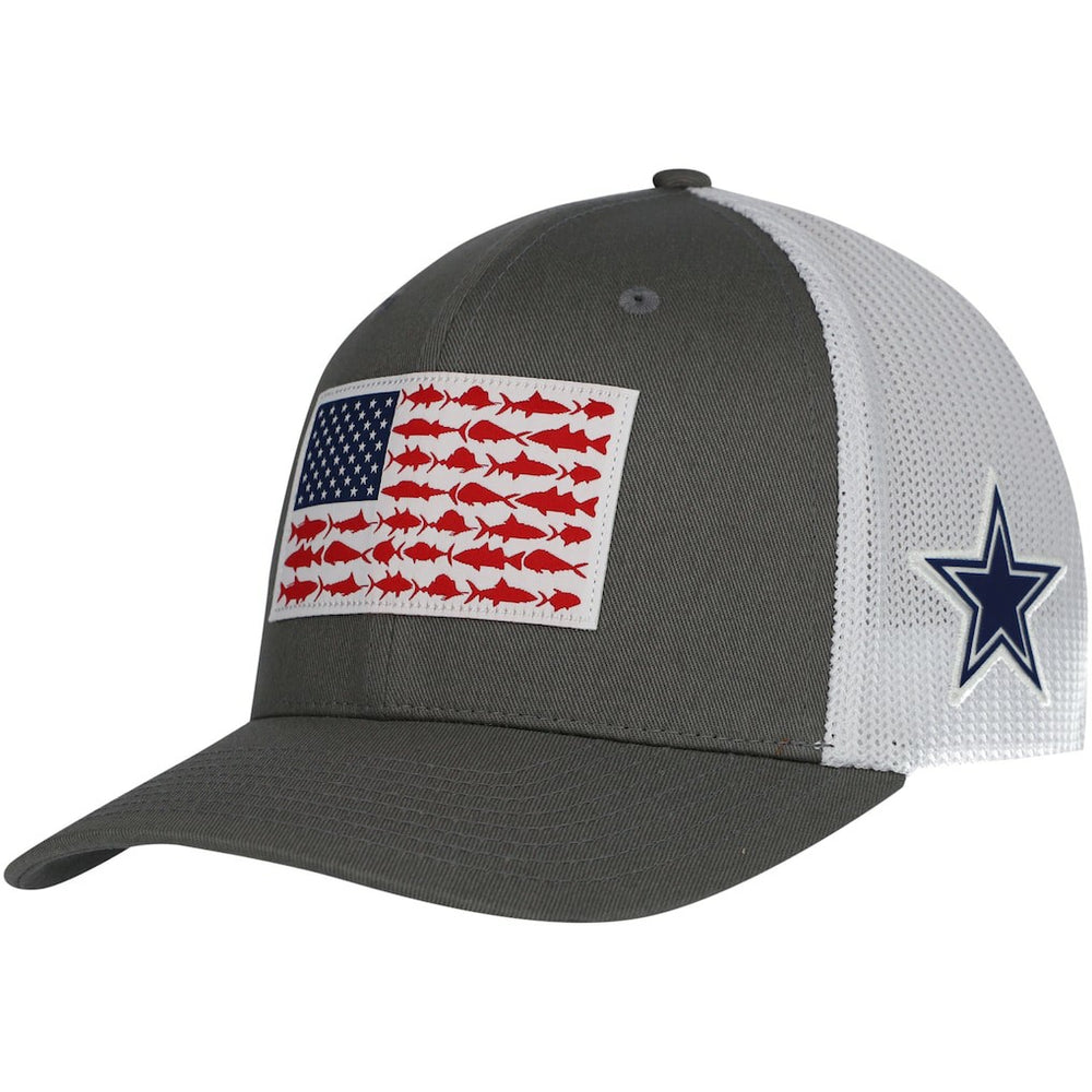 Dallas Cowboys PFG Fish Flag Flex Hat Gray | Columbia