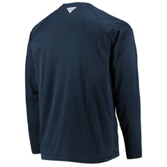 Dallas Cowboys Terminal Tackle Omni-Shade Raglan Long Sleeve T-Shirt Navy | Columbia