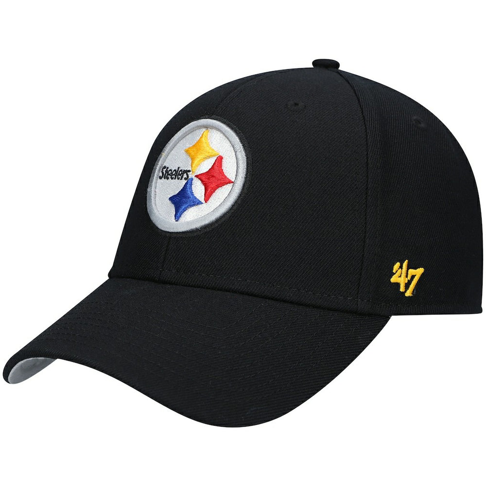 Pittsburgh Steelers '47 MVP Adjustable Hat Black | 47 brand