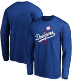 Los Angeles Dodgers Cooperstown Collection Huntington Logo Long Sleeve T-Shirt - MLB