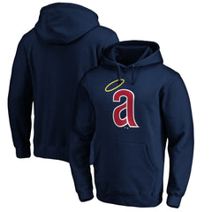 California Angels Cooperstown Collection Huntington Logo Fitted Pullover Hoodie - MLB