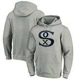 Chicago White Sox Cooperstown Collection Huntington Logo Fitted Pullover Hoodie - MLB