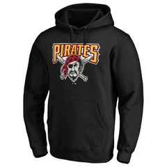 Pittsburgh Pirates Cooperstown Collection Huntington Logo Fitted Pullover Hoodie - MLB