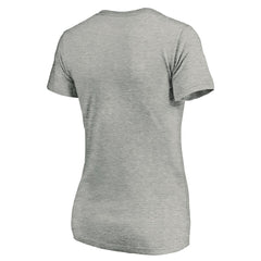 Philadelphia Phillies Women's Cooperstown Collection Huntington Logo V-Neck T-Shirt - MLB