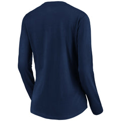 Milwaukee Brewers Women's Core Distressed Team Long Sleeve T-Shirt - MLB