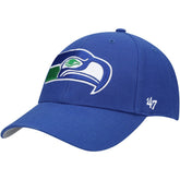 Seattle Seahawks '47 Throwback MVP Adjustable Hat Royal | 47 brand