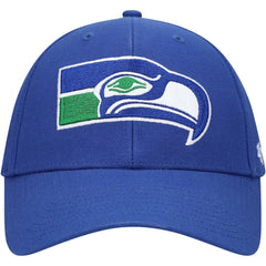 Seattle Seahawks '47 Throwback MVP Adjustable Hat Royal | 47 brand