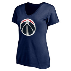Washington Wizards Women's Playmaker Personalized Name & Number V-Neck T-Shirt Navy - NBA