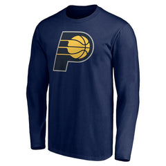 Indiana Pacers Playmaker Personalized Name & Number Long Sleeve T-Shirt Navy - NBA