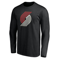 Portland Trail Blazers Playmaker Personalized Name & Number Long Sleeve T-Shirt Black - NBA