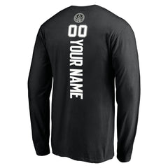 San Antonio Spurs Playmaker Personalized Name & Number Long Sleeve T-Shirt Black - NBA
