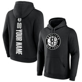 Brooklyn Nets Playmaker Personalized Name & Number Pullover Hoodie Black - NBA