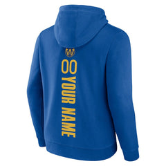 Golden State Warriors Playmaker Personalized Name & Number Pullover Hoodie Royal - NBA