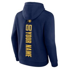 Indiana Pacers Playmaker Personalized Name & Number Pullover Hoodie Navy - NBA