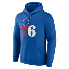 Philadelphia 76ers Playmaker Personalized Name & Number Pullover Hoodie Royal - NBA