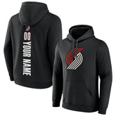 Portland Trail Blazers Playmaker Personalized Name & Number Pullover Hoodie Black - NBA