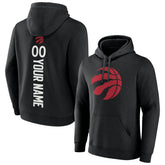 Toronto Raptors Playmaker Personalized Name & Number Pullover Hoodie Black - NBA