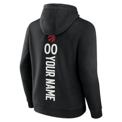 Toronto Raptors Playmaker Personalized Name & Number Pullover Hoodie Black - NBA