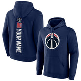 Washington Wizards Playmaker Personalized Name & Number Pullover Hoodie Navy - NBA