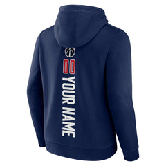 Washington Wizards Playmaker Personalized Name & Number Pullover Hoodie Navy - NBA