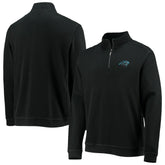 Carolina Panthers Nassau Half-Zip Jacket Black | Tommy Bahama
