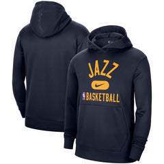 Utah Jazz 2021-2022 Spotlight On Court Performance Practice Pullover Hoodie Navy - NBA