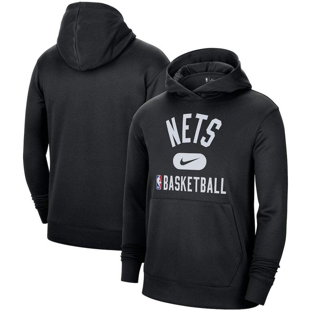 Brooklyn Nets 2021-2022 Spotlight On Court Performance Practice Pullover Hoodie Black - NBA