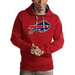Buffalo Bills Antigua Victory Pullover Hoodie Red | NFL