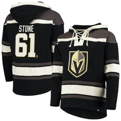 Mark Stone Vegas Golden Knights '47 Player Name & Number Lacer Pullover Hoodie - Black - NHL