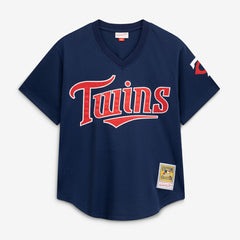 David Ortiz Minnesota Twins Mitchell & Ness 2002 Cooperstown Collection Mesh Batting Practice Jersey - MLB