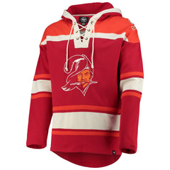 Tampa Bay Buccaneers '47 Throwback Lacer Pullover Hoodie Red | 47 brand