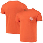 Cleveland Browns Field Goal Pocket Tri-Blend T-Shirt Heathered Orange | Fanatics