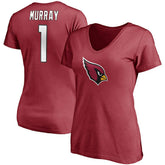 Kyler Murray Arizona Cardinals Women's Player Icon Name & Number V-Neck T-Shirt Cardinal | Fanatics