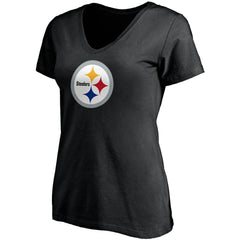 T.J. Watt Pittsburgh Steelers Women's Player Icon Name & Number V-Neck T-Shirt Black | Fanatics