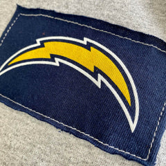 Los Angeles Chargers Refried Apparel Sustainable Angle Long Sleeve T-Shirt Gray | NFL