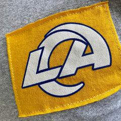Los Angeles Rams Refried Apparel Sustainable Angle Long Sleeve T-Shirt Gray | NFL