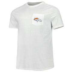 Denver Broncos Vineyard Vines Big & Tall Helmet T-Shirt White | NFL