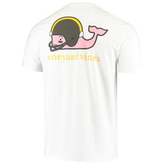 Pittsburgh Steelers Vineyard Vines Big & Tall Helmet T-Shirt White | NFL